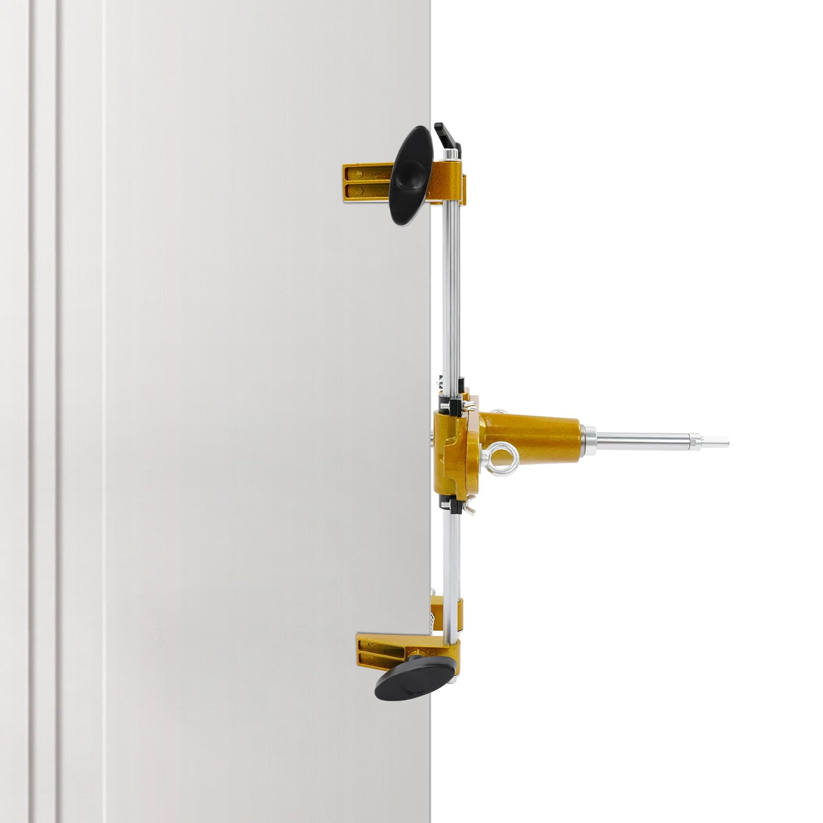 Kit d'ouvre-trou de serrure de porte, kit d'ouvre-trous pour l'installation de dispositifs enfichables de serrure de porte avec 3 têtes de coupe