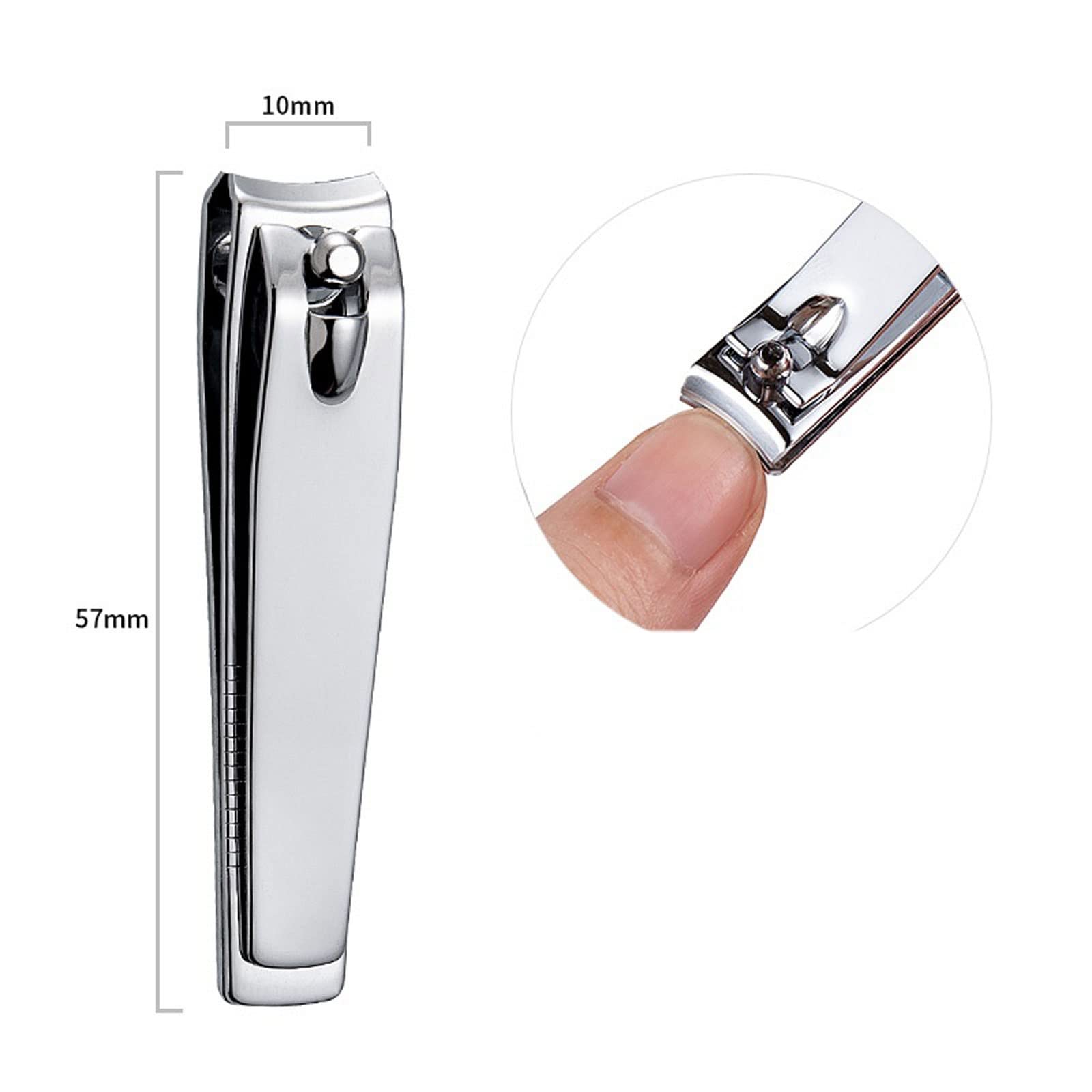 Nagelknipser, Maniküre Silber Nagelknipser Edelstahl Fingernagelschneider Trimmer Schere Werkzeugset