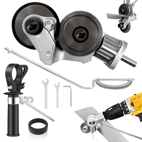 Repostería Y Gourmet, Tools JASUVII Accesorio de taladro de metal, herramienta de corte de metal nibbler, cortador de placa de taladro eléctrico, Accesorios de taladro eléctrico para...
