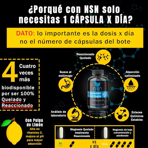 Vitamínicos, magnesio ultra Marca NSN Naturalsmart Nutrition (2)