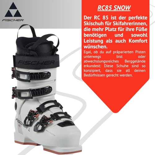Fischer Scarponi da sci alpinismo RC One 8.5 – Flex 85 – modello 2024 (Celeste, MP23.5 EU37 1/3) - 2