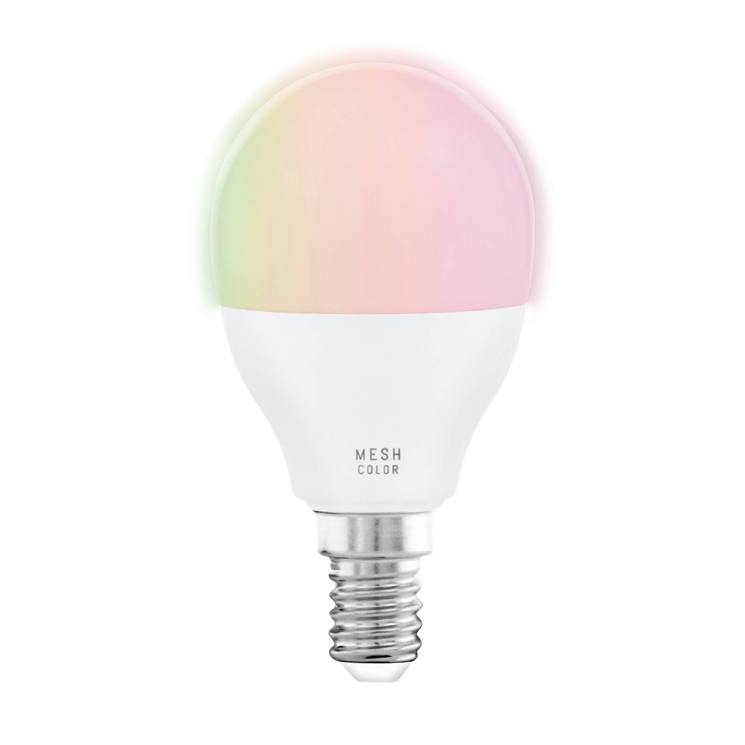 Eglo Connect.z Smart Home E14 LED Light Bulb, P45, ZigBee Lightbulb, app and Voice Control, dimmable, RGB