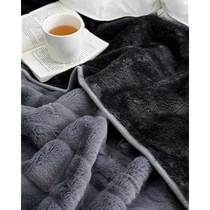   MONSTERA-Waterproof-Throw-Blanket-for-Adults-Pets-Calming-Soft-Faux-Fur-Cover-for-Beds-Couches-Sofas-Washable-Furniture-Protector-for-Dogs-and-Cats-Grey-50-x-60