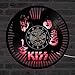Produktbild Amayay Kiss Rock Band Led Wanduhr Modern Design Klassik Cd Uhren Einfacher Stil Sieben Farben Hintergrundbeleuchtung Schallplatte An Der Wand Beobachten Home Decor Silent