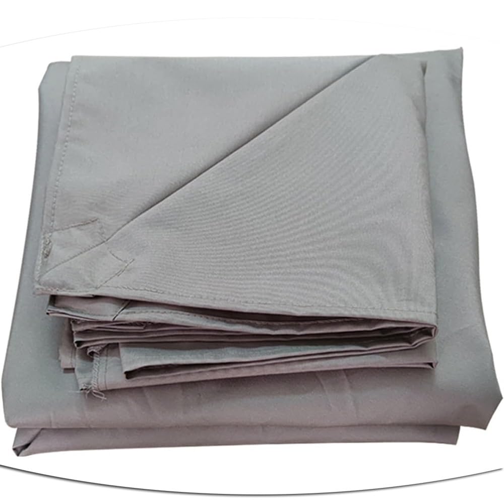 Zewnętrzny parasol ogrodowy, zapasowy baldachim, 3 x 4 m, prostokątny materiał przeciwsłoneczny, duży, beżowy, pokrowiec na parasol tarasowy dla zwiększonej ochrony przed promieniowaniem UV i
