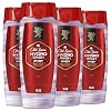 Old Spice Moisturizing Body Wash for Men, Hydro Wash, 2-in-1 Long Lasting Scent & Deep Hydration, 24/7 Shower Fresh, Smoother Swagger Scent, 16 oz (Pack of 4)