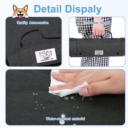 Couverture pour chien imperméable et lavable pour coffre et voyage