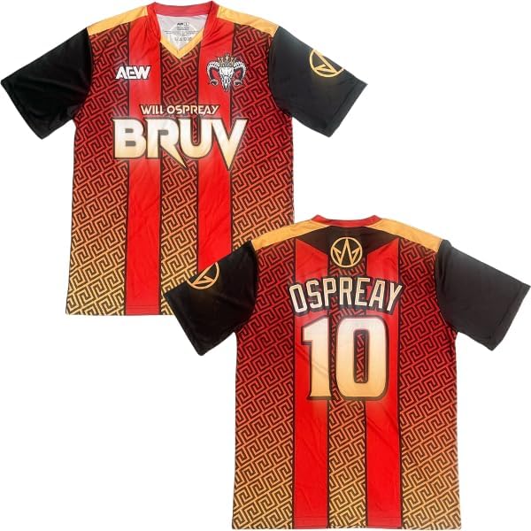 AEW Will Ospreay - Billy Goat FC Jersey (Red & Gold)