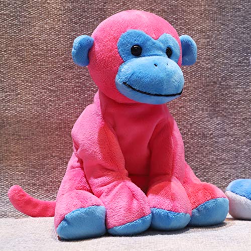 Weigedu Unique Ape Monkey Stuffed Animals Plush Toys, Soft Cute Monkey Orangutan Toy For Toddlers Child Kids Babies Birthday Gift, 7.9" Pink #TOP4