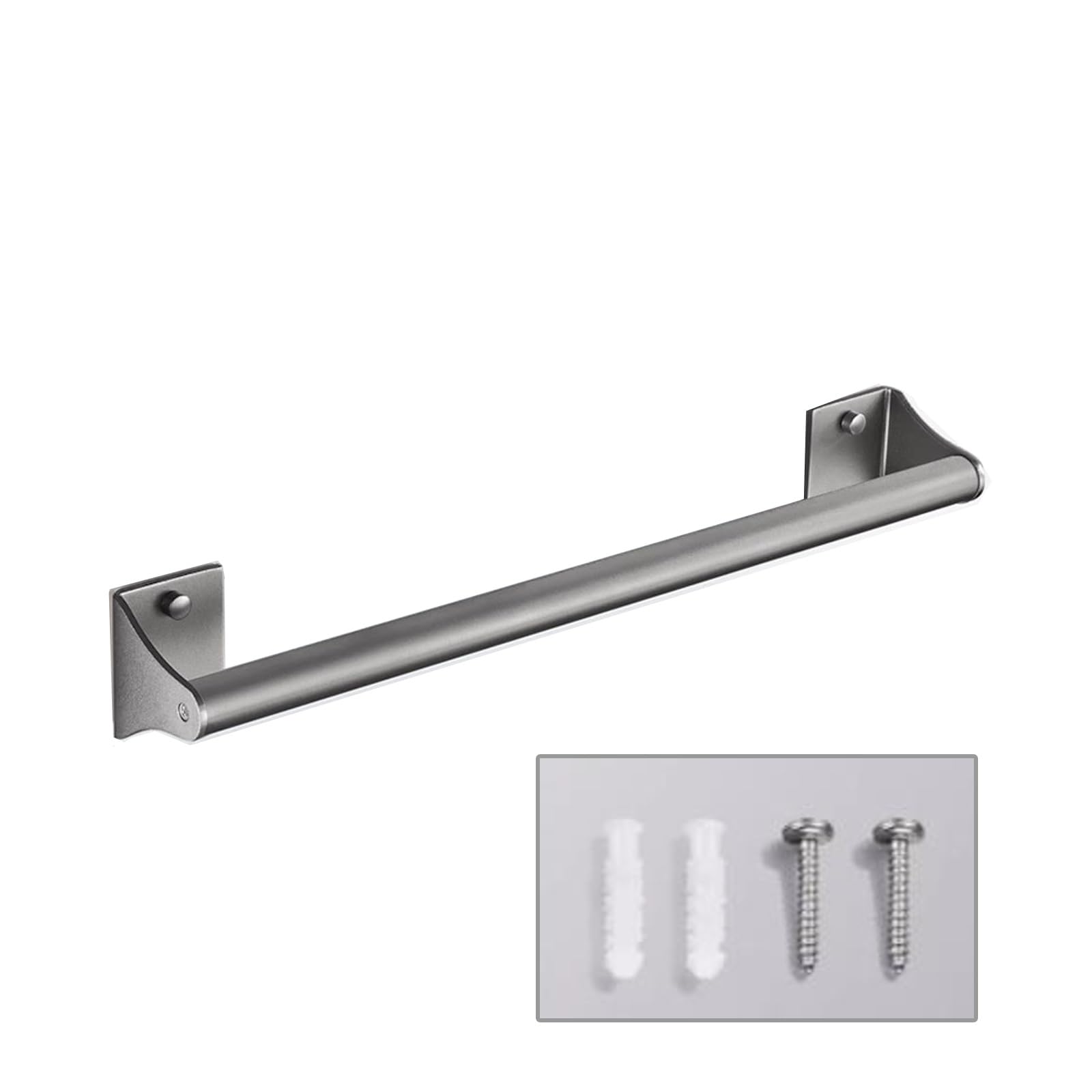 Agarraderas Baño para Mayores,asidero Baño, Aluminio Espacial, Adecuadas for Personas Mayores, Discapacitados y Niños(Gray,50cm/20in)
