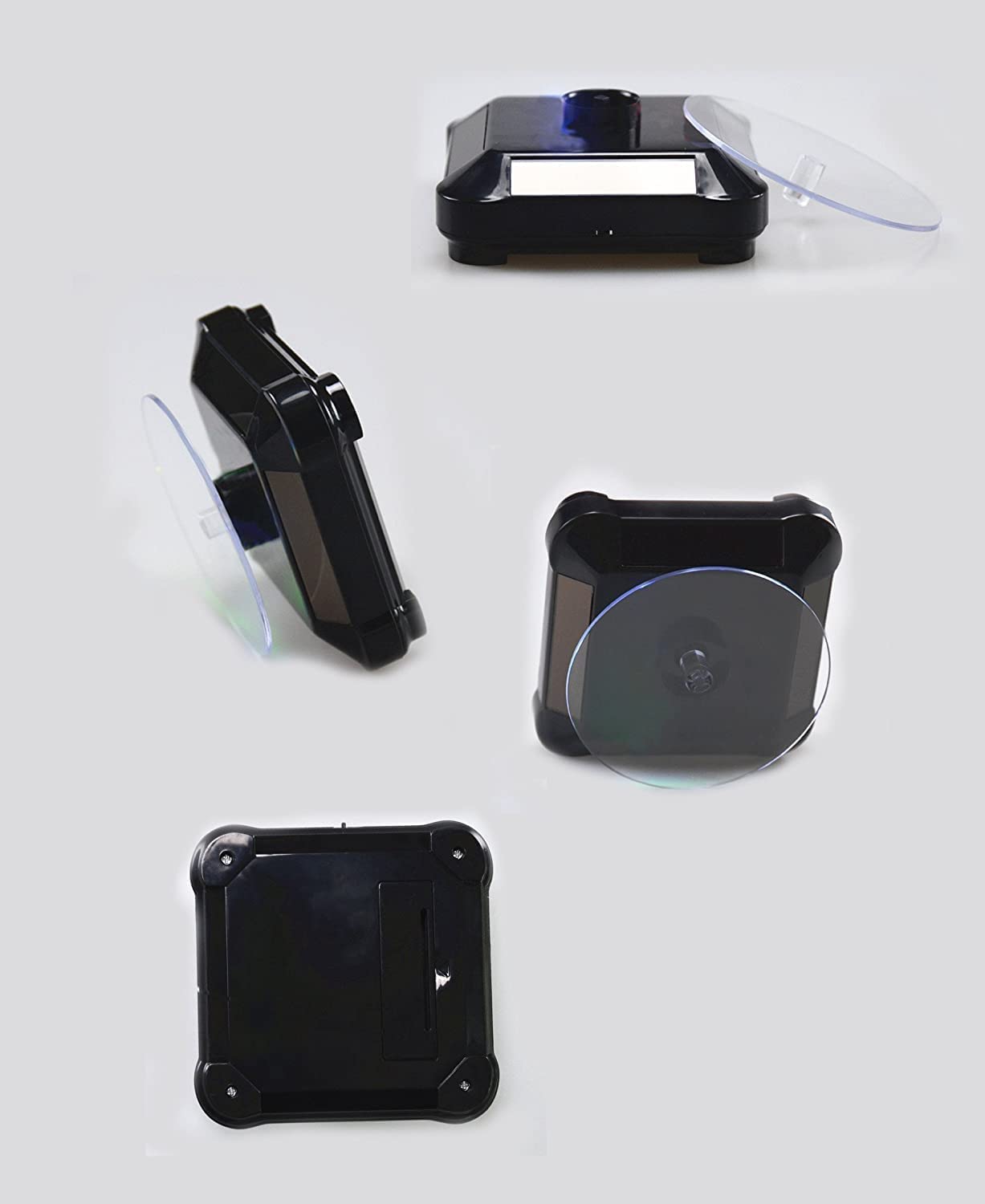 回転台 ターンテーブル 小型 ソーラー バッテリー両用可 ブラック2pcs Amazon｜回転台 ターンテーブル 小型 ソーラー バッテリー両用可