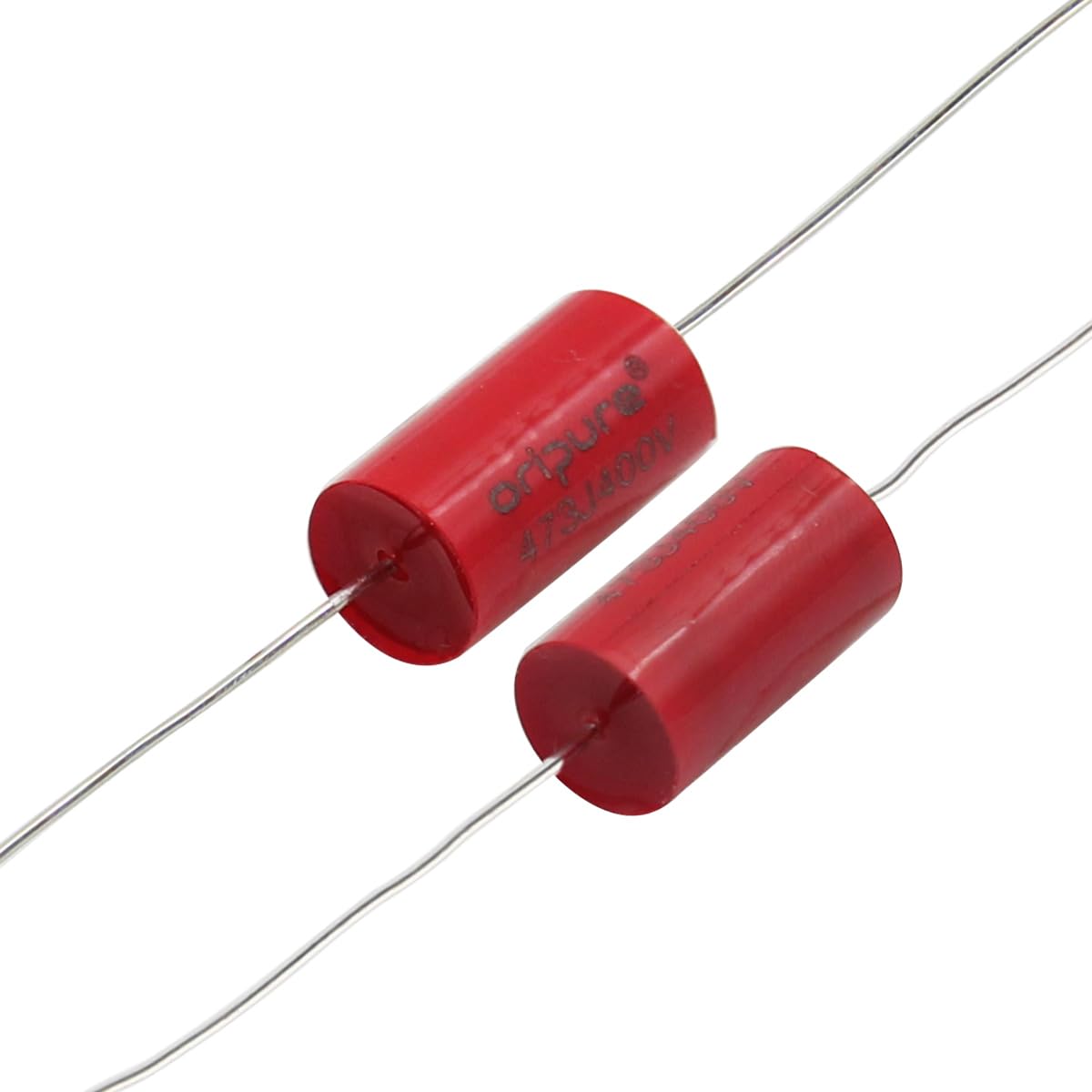 FLEOR 4pcs Guitar Tone Capacitors 473J 400V Small Size MKP Metallized Polyester Film Capacitors