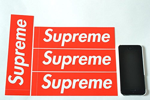 Amazon.co.jp: 4枚セット 定番 SUPREME(シュプリーム) ステッカー  