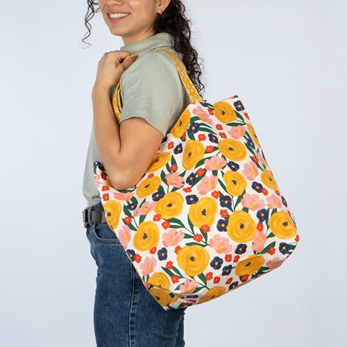 Now Designs Bolsa Tote de Algodón Reutilizable 15 x 18 in miniatura 2