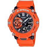 Gehäuse: Kunststoff Casio G-Shock Classic AnaDigi Herrenuhr Orange/Schwarz GA-2200M-4AER