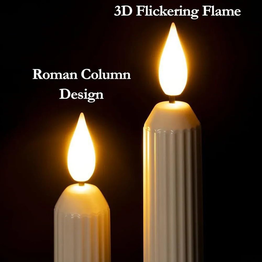 Candele LED Finestra 18cm Fiamma Realistico Candele LED Finestra