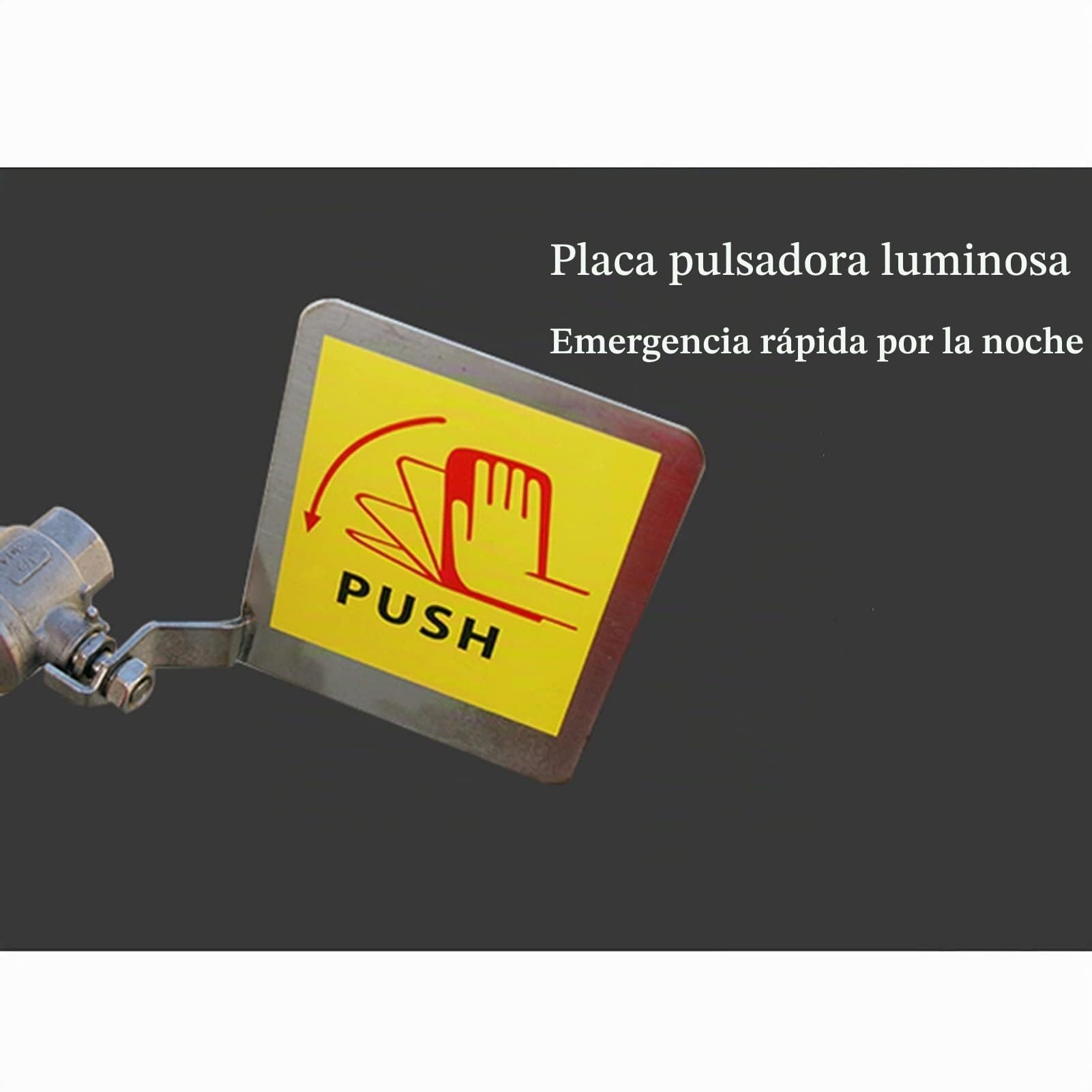 Lavado Ojos Emergencia, Estación Lavaojos con Pedal, Revestimiento ABS Acero Inoxidable, Montado En Pedestal, para Lab Factory
