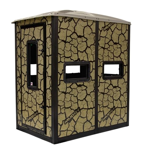 Image of Striker Box Blind /Steel WALL CONSTUCTION /Cracked MUD CAMO