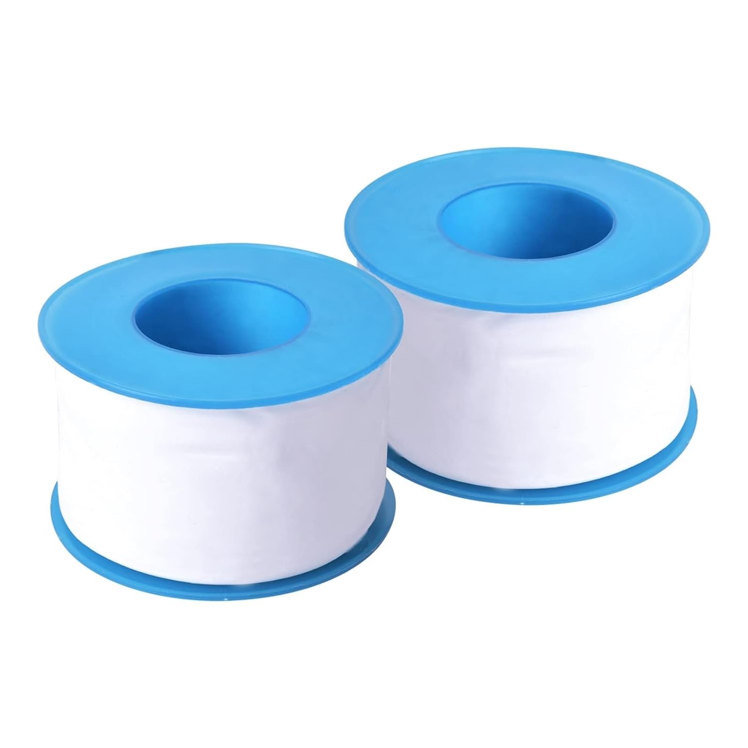 2 Rollos Cinta Selladora Impermeable, 50mm x 30m, Cinta de Teflón Alta Densidad Impermeable Alta Temperatura, Cinta de Tuberías para Rosca Fontanería Fuga Grifos Cabezal Ducha Válvulas Gas, Blanco