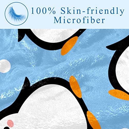 Couverture pingouin douce cadeau idéal pour réchauffer les soirées - 4