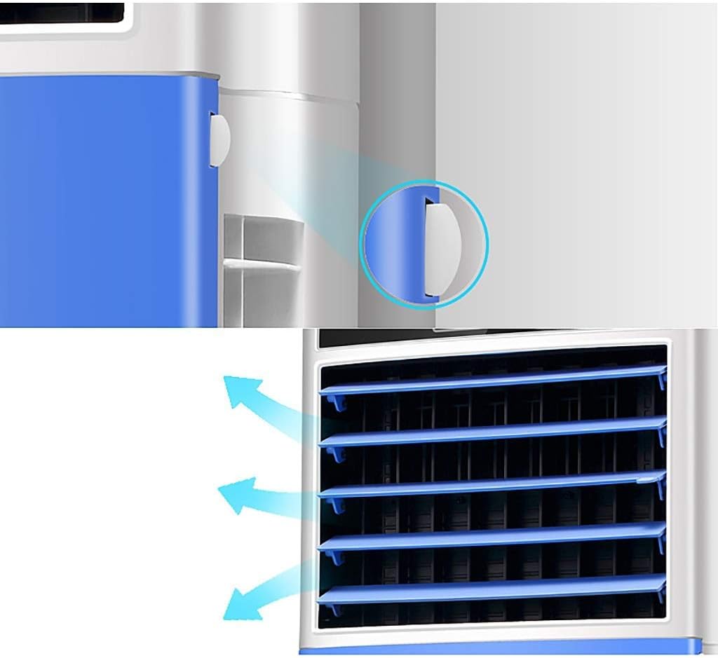 Air Coolers Office Remote Control Bladeless Space Ultra Quiet Single Cool for Bedroom Air Conditioning Unit House Water Cooled Portable Cold Air Fan White