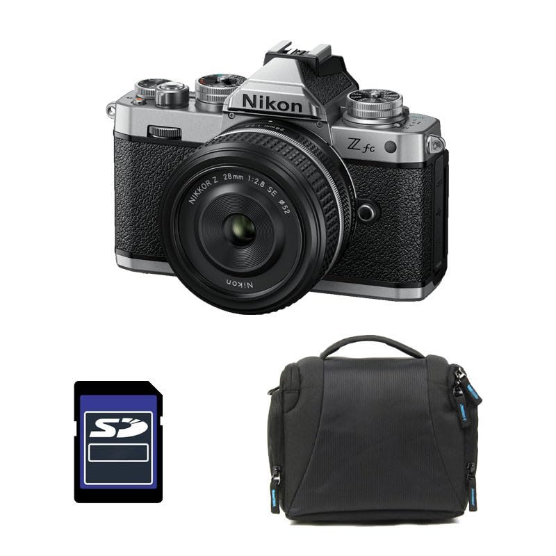 Kit de fotografía Personalizado Creado con NIKON Z FC + Z 28mm f/2.8 SE + Sac + Carte SD 8 Go