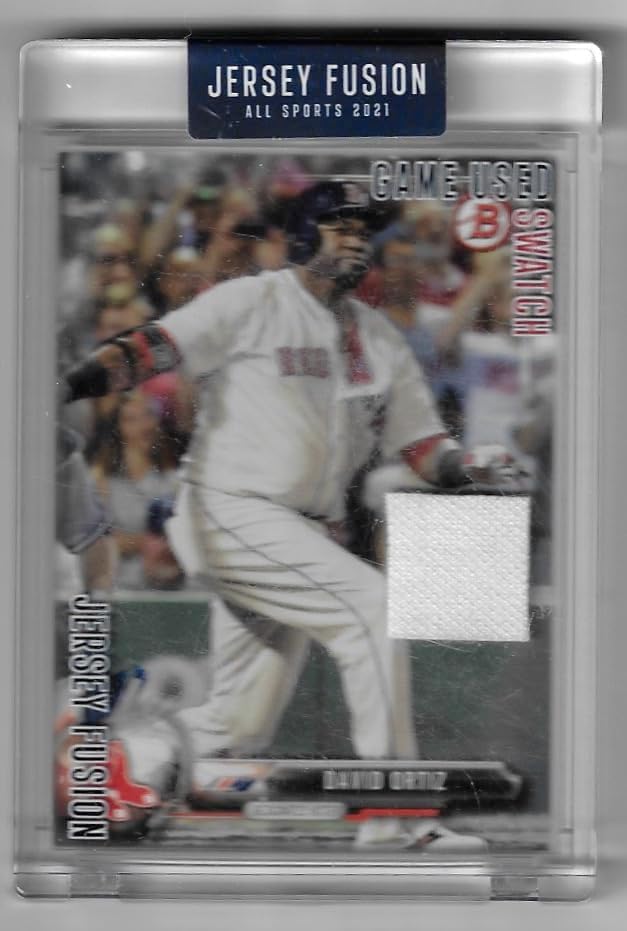 David Ortiz SP Jersey Fusion Swatch of a Game Worn Jersey Relic Memorabilia Collectible Football Card - 2021 Jersey Fusion All Sport Edition #JF-DO05 (Red Sox)