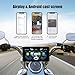 SIXWIN Wireless Motorcycle CarPlay Android Auto 6 Inch Car Play Moto Support Tyre Pressure Monitoring Bluetooth IP68 Waterproof for Motorbike GPS Navigation,Siri,Google Assistant