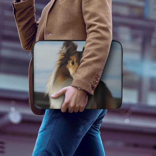 Funda Protectora para Laptop 17 Pulgadas con Diseño de Perro Shetland miniatura 5