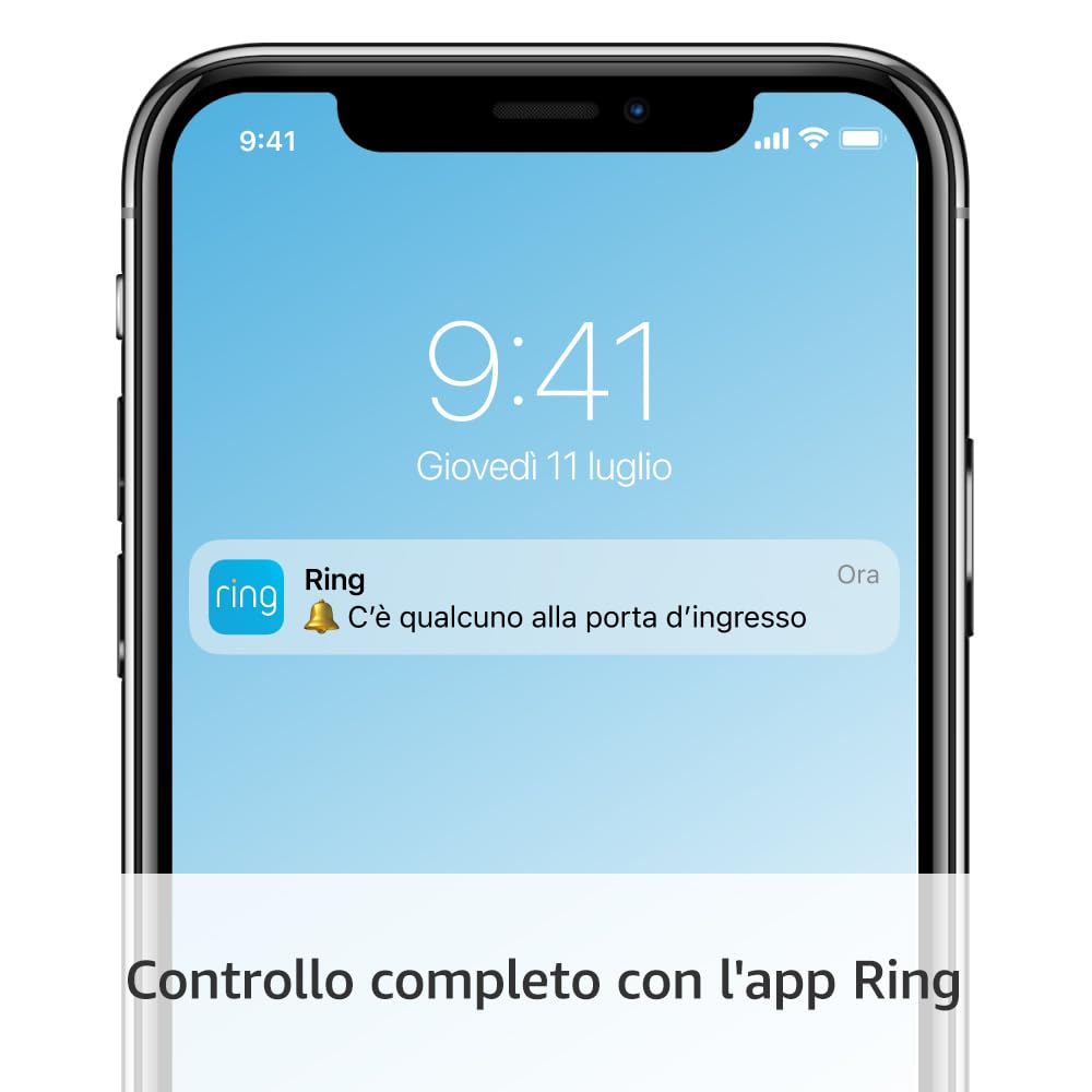 Ring videocamera esterna Pro a batteria (Stick Up Cam Pro) | Telecamera di sorveglianza senza fili, video HDR, vista dall’alto, rilev. movimento 3D, fai-da-te | Ring Home: 30 gg. prova gratuita
