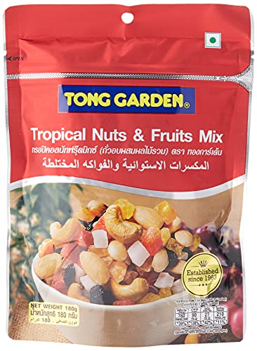 Tong Garden Tropical Nuts and Fruits Mix Pouch, 180g (B008EC3P6M) Amazon Price History, Amazon Price Tracker