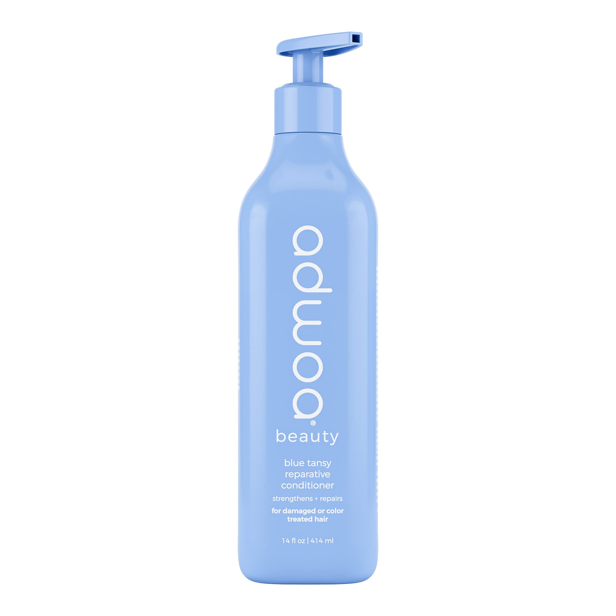 adwoa beauty Blue Tansy​ Reparative Conditioner with ​Spirulina, Bamboo & Horsetail Extracts. Strengthen + Prevent Breakage, Boost Shine and Improve Elasticity. For Kinky, Coily + Curly Hair - 14 oz