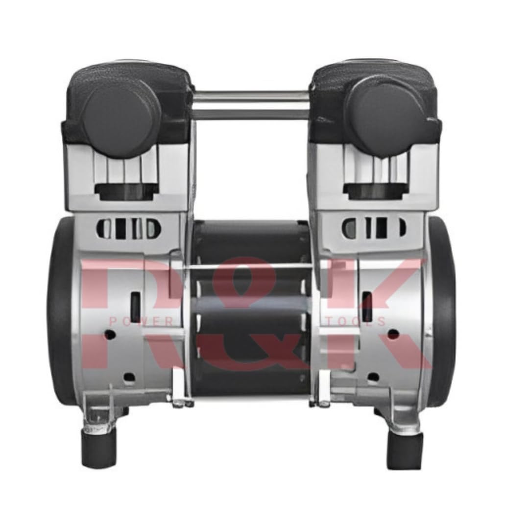 RK Oil Free Air Compressor Head with Capacitor | Base Rubber and Inlet ...