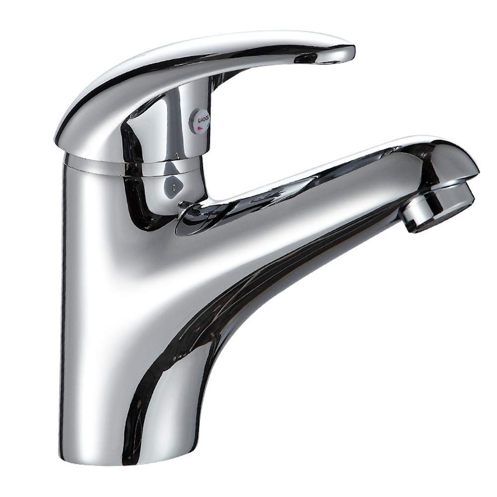 Kitchen Sink Taps,Water Tap,Square Handle Bathroom Wash Basin Deck Mounted Sanitary Ware Wash Basin Faucet FANDIAO