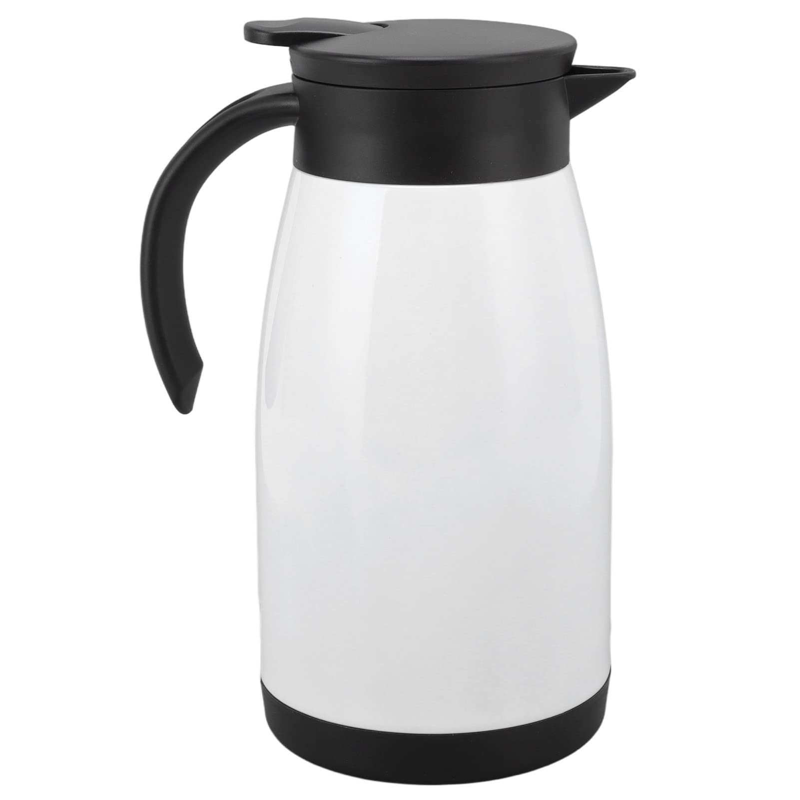680Ml Capacità Doppio 304 Bollitore in Acciaio Inossidabile Manico Ergonomico 12V 24V Bollitore a Doppia Tensione, Bollitore da Viaggio per Viaggi Casa Scuola Ufficio Caffè Elettrico Percolator