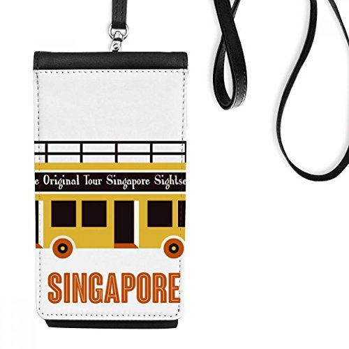 Smartphone protégé : bourse en cuir noir DIYthinker Singapour antichoc