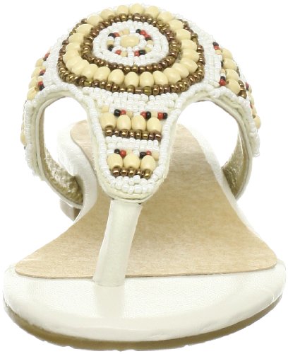 [モードカオリ] エスニックビーズウェッジサンダル 171162