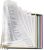 Tarifold A4 Foldfive Presentation Pocket - Assorted Colours (Pack of 5)