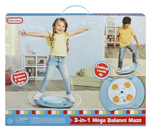 Little Tikes 3-in-1 Mega Balance Maze, Indoor/Outdoor, Balance & Motor Skills Active Play, for Boys & Girls Ages 3+ Years - image 7