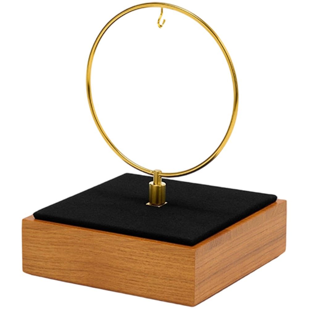 Estante para Relojes De Madera Y Metal, Soporte para Exhibir Relojes De Bolsillo, Ideal para Colecciones De Relojes Y Joyas, Y para Almacenamiento De Escritorio.
