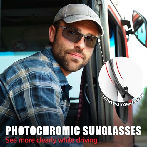Myiaur Polarized Photochromic Z87 Sunglasses for Men, Day and Night Safety Sun Glasses UV 400 Protection2