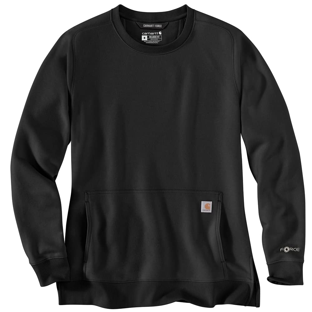 Carhartt Women's Black Force Relaxed Fit Lightweight Sweatshirt L