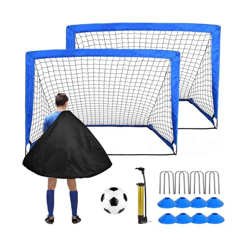 Entraînement de football enfants avec cônes de ballon et ventilateur d'air sport d'équipe