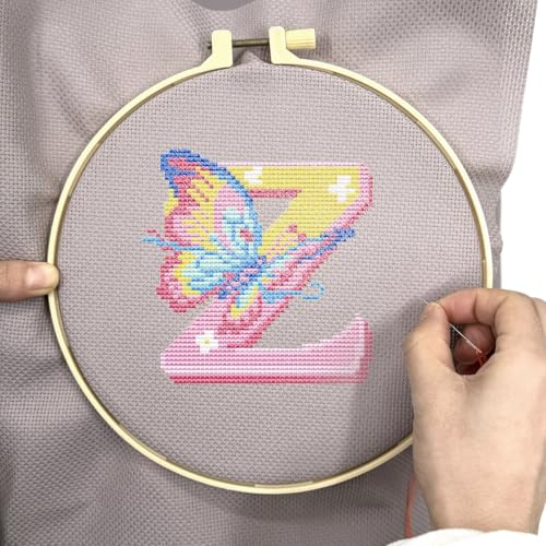Image of 14CT Aida Cloth - 30x35 Inch Cross Stitch Fabric for Embroidery, Pre-Cut Needlework Material, Acid-Free, Durable Weave(Light Coffee Color)