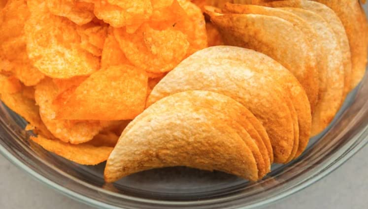 Grand Sweets and Snacks Potato Chips (Chilli) (Pack of 5) Each Pkt 125Gms (B-M)