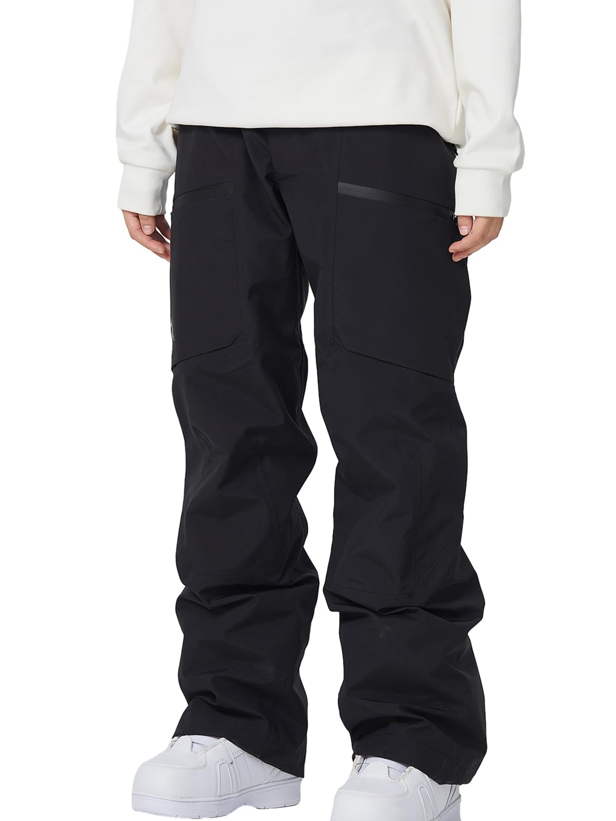 HOTIAN Damen Skihose Schneehose Wasserdicht Winddicht Hosenträgerhose Atmungsaktive Outdoorhose Winter Warme Snowboardhose Skilanglaufhos
