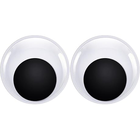 TOAOB Self Adhesive Googly Eyes for Crafts