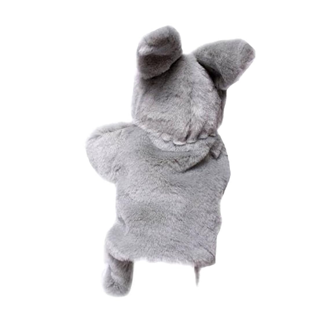 Marionnettes à Main Lapin Animaux Marionnettes à Main Jouets Enfants Semblant Jouets Doux en Peluche Lapin Jouet pour Un Jeu de rôle imaginatif Conte d'enseignement
