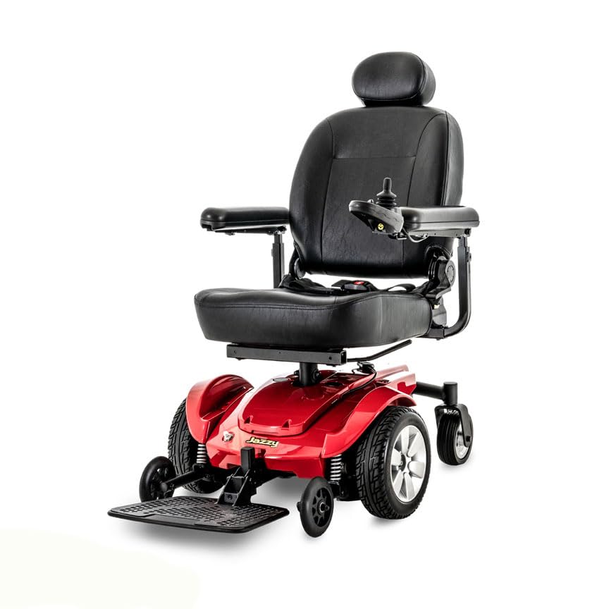 Jazzy Select Electric Chair l Power Wheelchair Scooter for Adults, 300 Lbs Capacity l 19.4 Miles Per Charge l Comfort Seat l Suspension + Ext Warranty