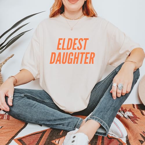 Eldest Daughter Unisex T-Shirt, Vintage Soft, Garment Dyed, Relaxed Fit3